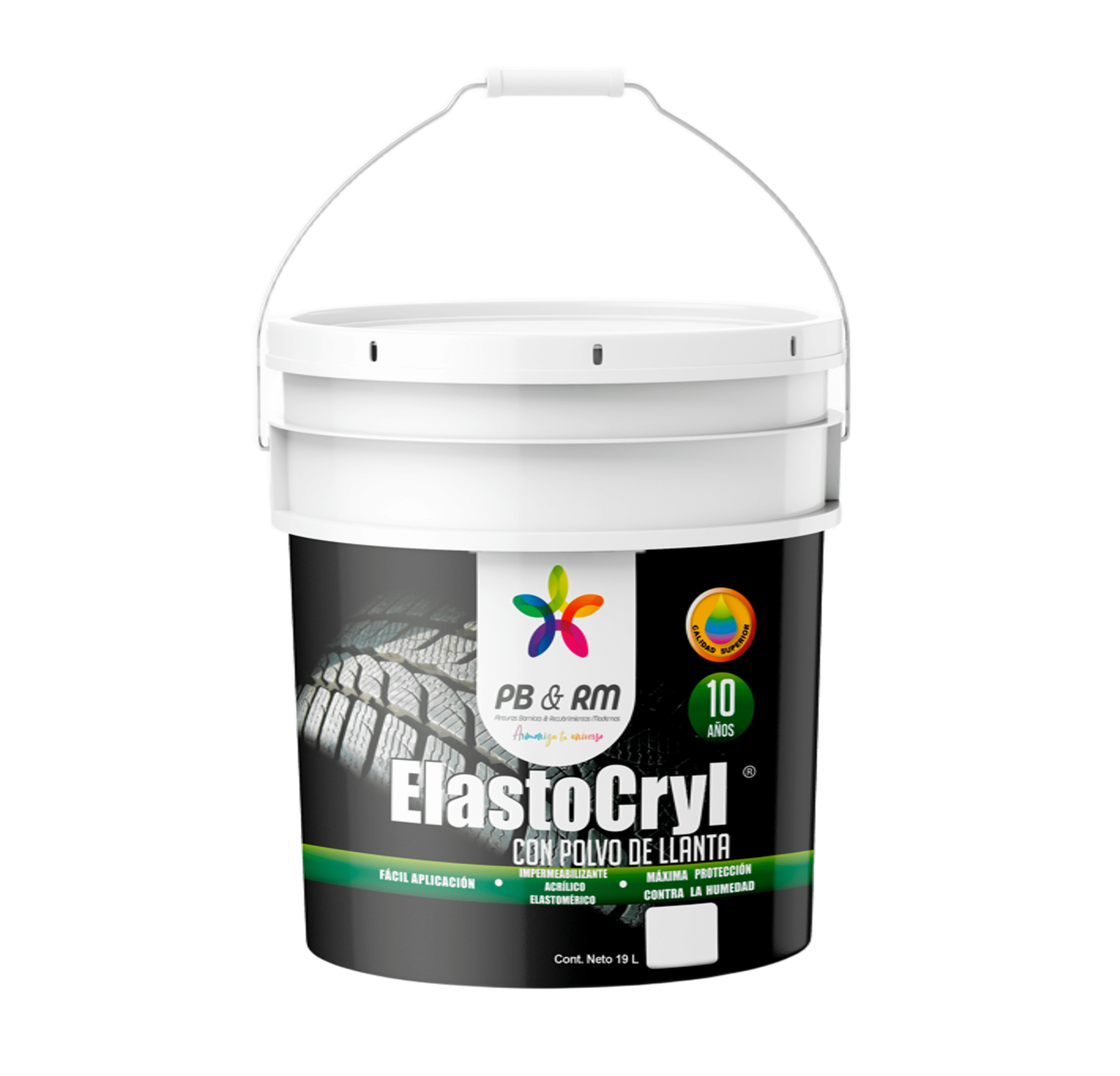 Elastocryl con llanta 10 años